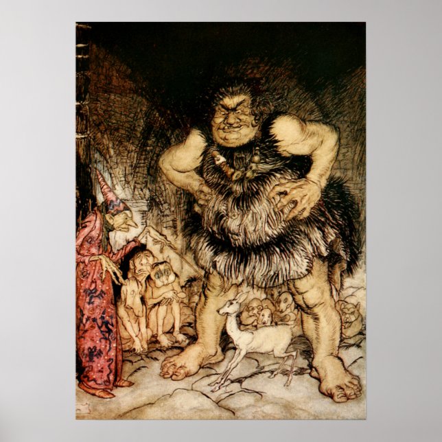 Poster O Gigante Galligantua e o Velho Mágico (Frente)