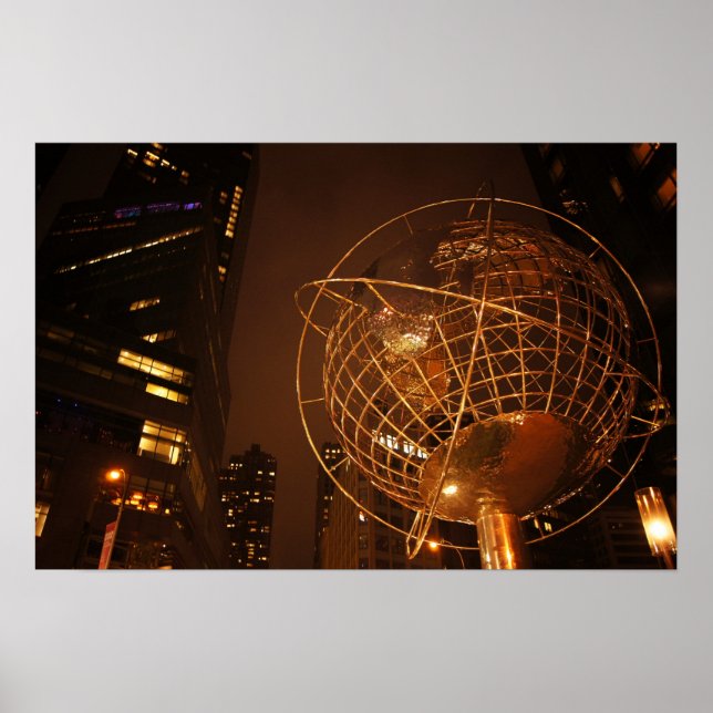 Poster O globo no Círculo Colombo, Médio (Frente)