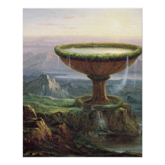 Póster O Goblet do Titã - Thomas Cole (Frente)
