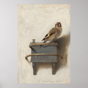 Poster O Goldfinch Da Carel Fabritius