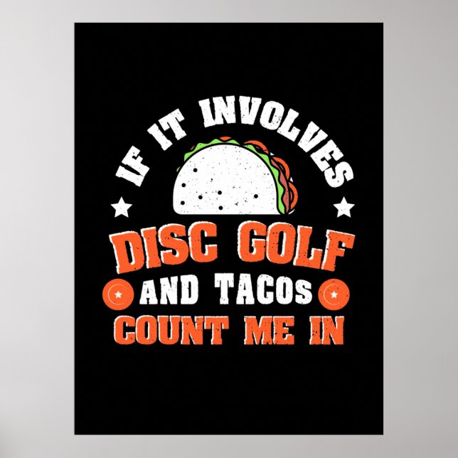 Poster O Golfe De Disco E Os Tacos Contam-Me (Frente)