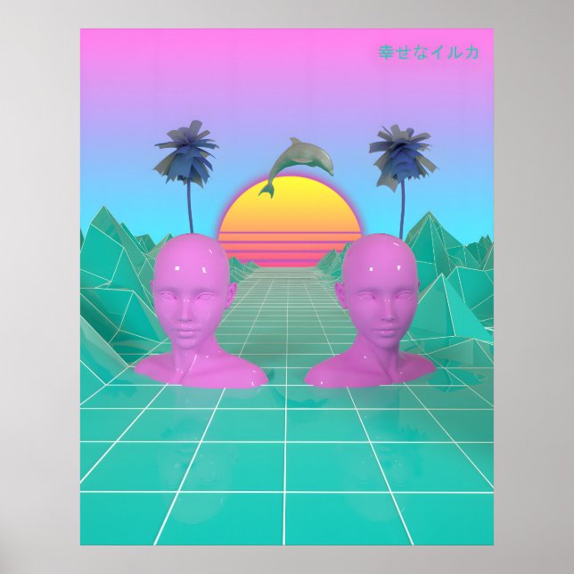 Poster O Golfinho Feliz (Frente)