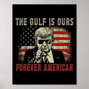 Poster O Golfo É O Nosso Engraçado Trump 2024 Tirando A A