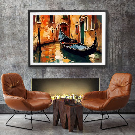 Poster O Gondola desenquadrado