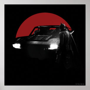 Poster O Gráfico Batman & Batmobile