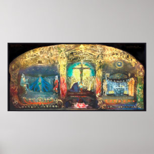Póster O Grail do Triptych por Anna pode - Rudolf Steiner