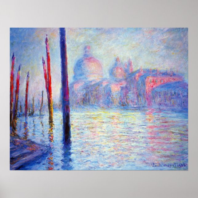 Poster O Grande Canal de Claude Monet (Frente)
