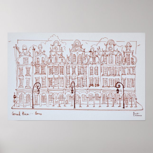 Póster O Grande Local | Arras, França (Frente)