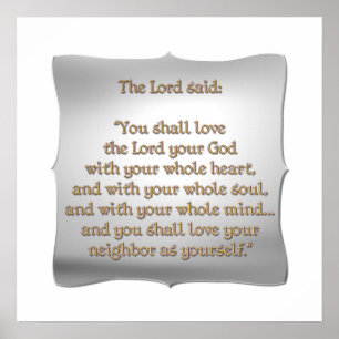 Póster O grande mandamento