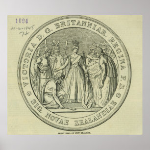Póster O grande selo de Nova Zelândia