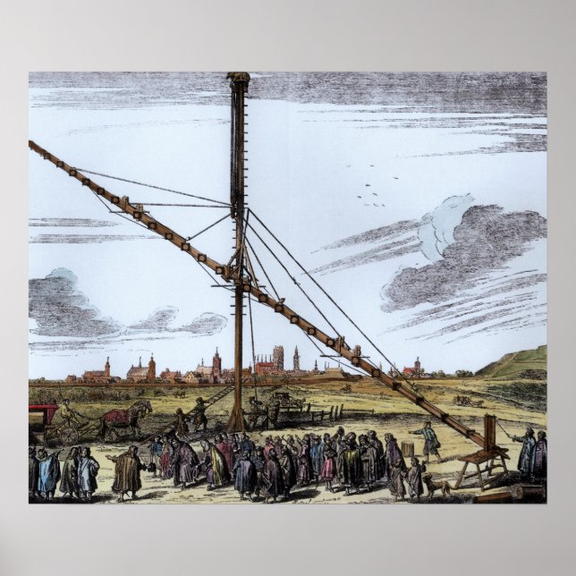 Póster O Grande Telescópio Astronômico (Frente)