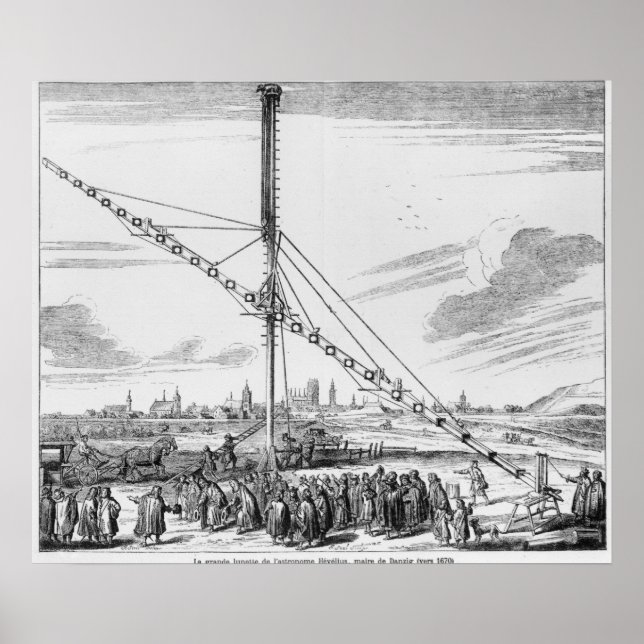 Póster O Grande Telescópio Astronômico (Frente)