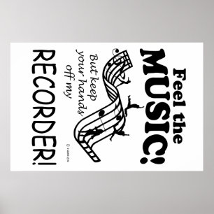 Poster O Gravador Sente A Música