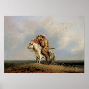 Poster O Greenhorn Perdido, Perdido na Pradaria por Mille