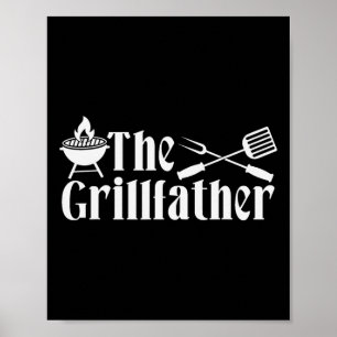 Poster O Grillfather - Presente do Dia dos Pais Churrasco
