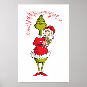 Poster O Grinch Abraça Cindy Lou Quem