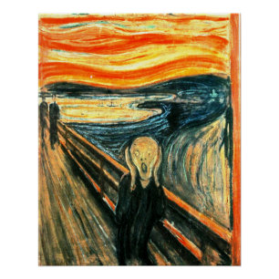 Póster O Gritar de Edvard Munch