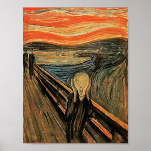 Poster O Gritar Edvard Munch (Frente)