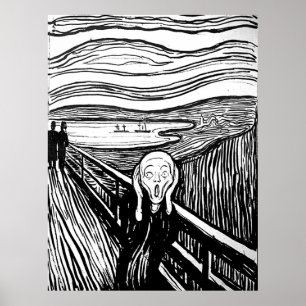 Póster O gritar por Edvard Munch