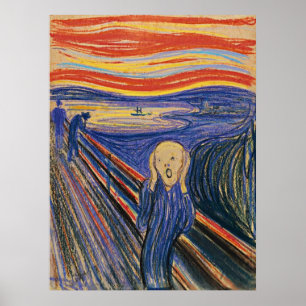 Poster O gritar por Edvard Munch