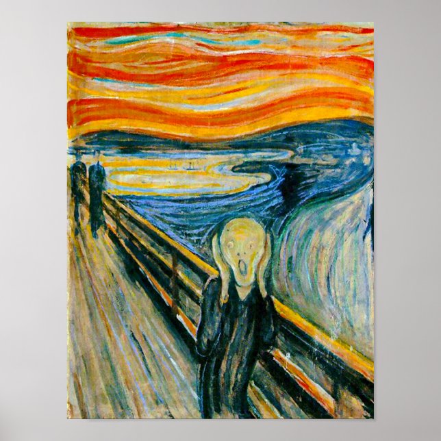 Poster O Grito de Edvard Munch (Frente)