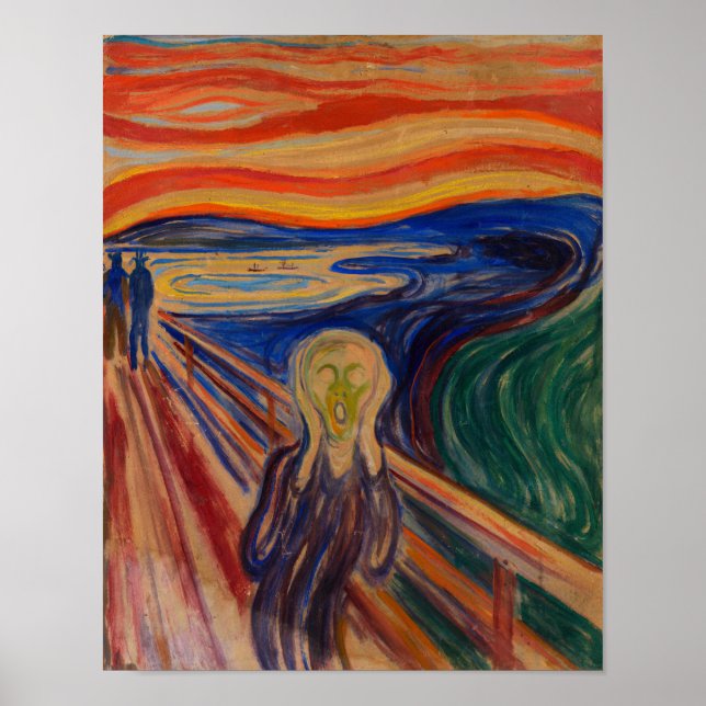 Poster O Grito de Edvard Munch (Frente)