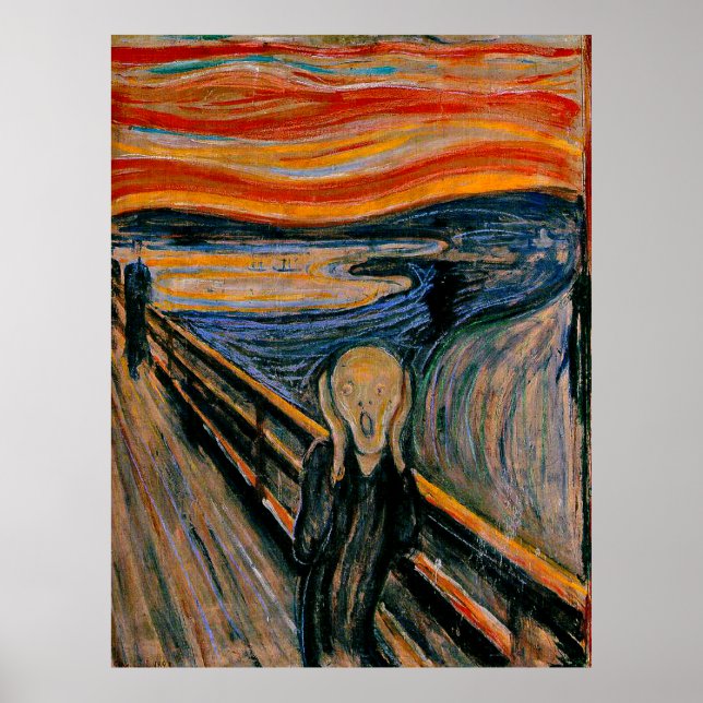 Poster O Grito de Edvard Munch (Frente)