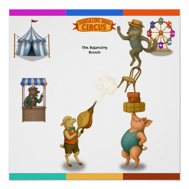 Póster O Grupo Equilibrista (Frente)