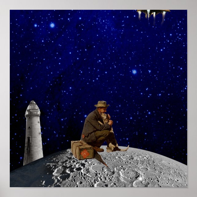 Poster O guarda do farol voltou para casa (Frente)