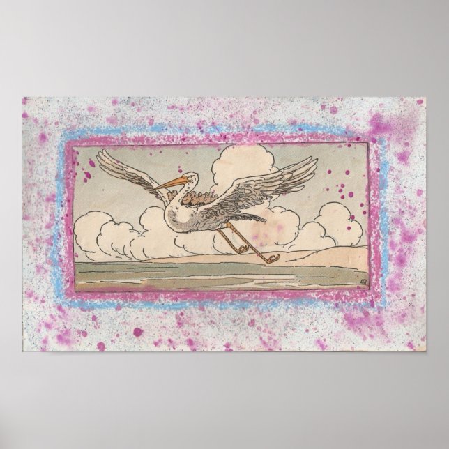 Póster O guindaste ajuda as paraquedas (Frente)