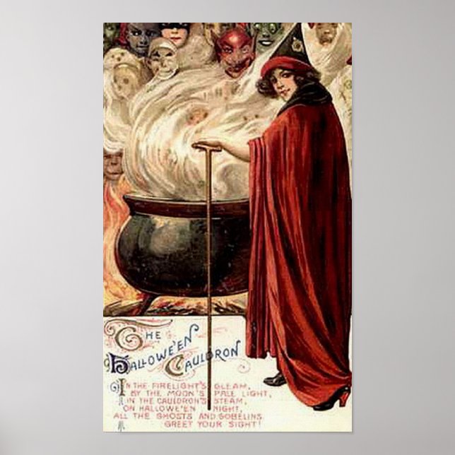 Póster O Halloween Cauldron (Frente)