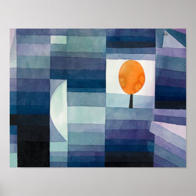 Poster O Harbinger do Outono | Paul Klee | (Frente)