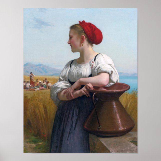 Poster O Harvester, Bouguereau (Frente)