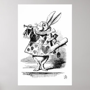 Poster O Hearld - Coelho, Aventuras de Alice no País das