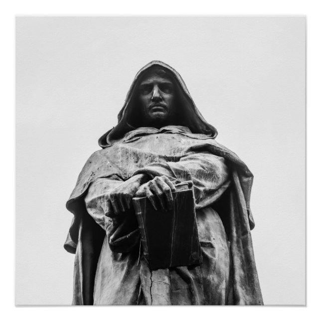 Póster O herege Giordano Bruno (Frente)