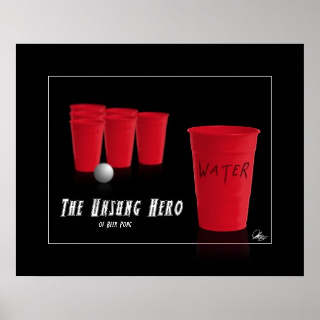 Póster O Herói Unsung do Beer Pong (Frente)