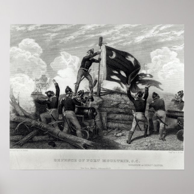 Póster O Heroísmo do Sargento William Jasper (Frente)