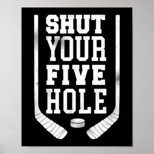 Poster O Hockey Do Gelo Encerrou Sua Vintagem De Cinco Bu