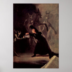 Póster O Homem Assustado De Francisco Goya 1798