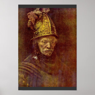Poster O homem com o capacete dourado