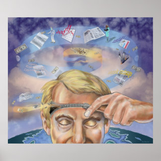 Póster O homem com o zíper