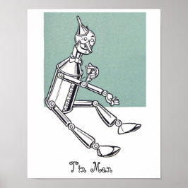 Poster O Homem de Lata do Livro O Maravilhoso Mágico de O