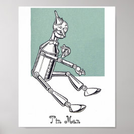 Poster O Homem de Lata do Livro O Maravilhoso Mágico de O