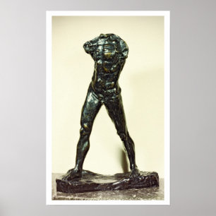 Poster O homem de passeio, 1877 (bronze)