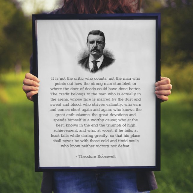 Poster O Homem de Roosevelt na Arena (Criador carregado)