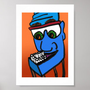 Poster O Homem Dentista por Caras Bobos