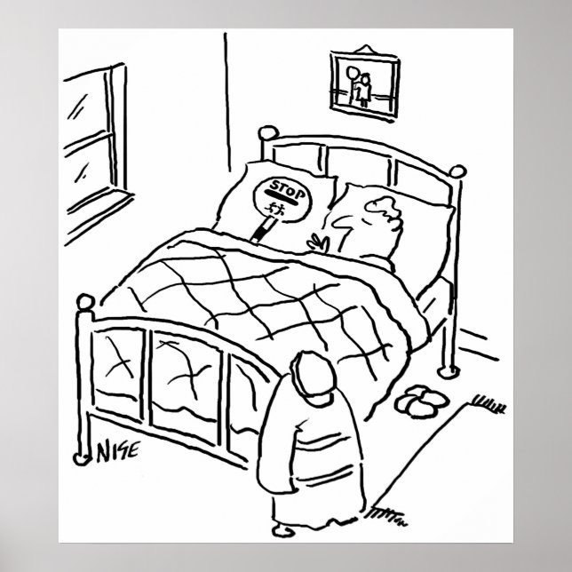 Poster O Homem do Chupachupa está Dormindo com seu Chupac (Frente)