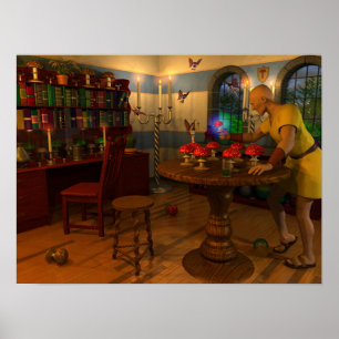 Póster O homem do cogumelo