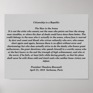 Póster O Homem na Arena