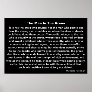 poster 'O Homem Na Arena'